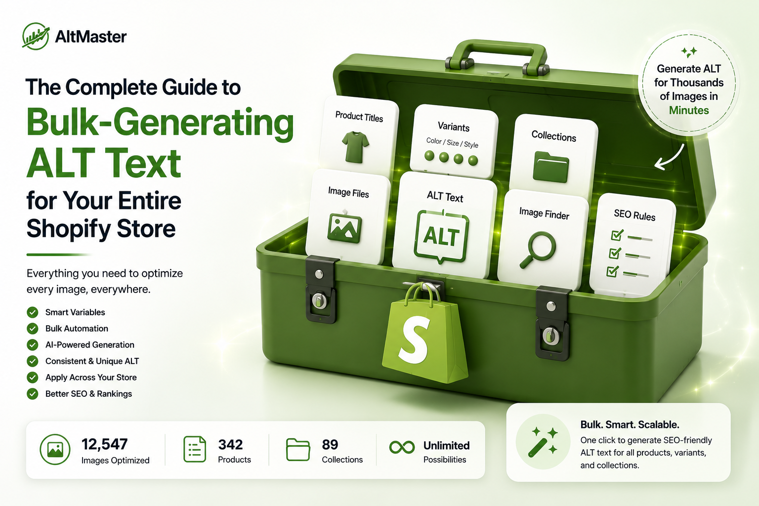 The Complete Guide to Bulk-Generating ALT Text for Your Entire Shopify Store
