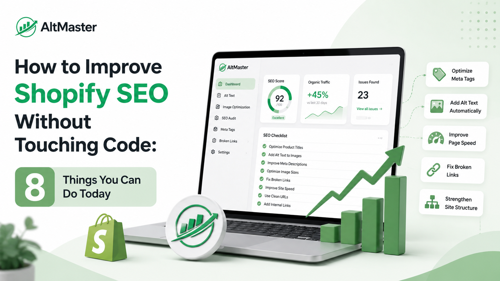 How to Improve Shopify SEO Without Touching Code: 8 Things You Can Do Today