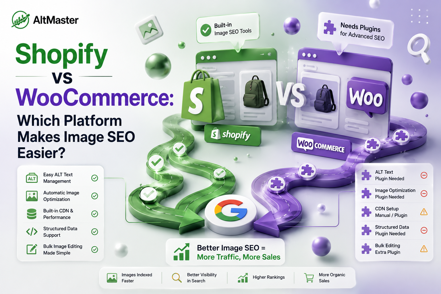 Shopify vs WooCommerce: Which Platform Makes Image SEO Easier?